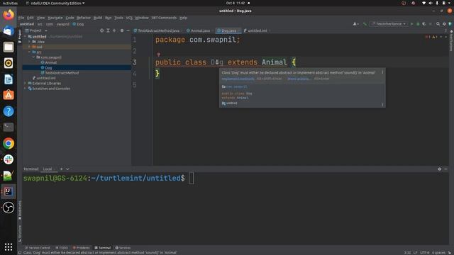 Abstract method in Java in Marathi | Abstract method with program in Java | JavaKatta смотреть онлайн