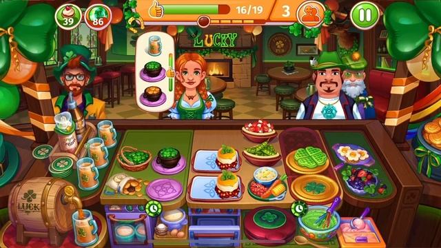 Magical! Cooking Craze St Patrick's Day Event Gameplay Walkthrough Levels 21-30 (iOS Android) смотреть онлайн