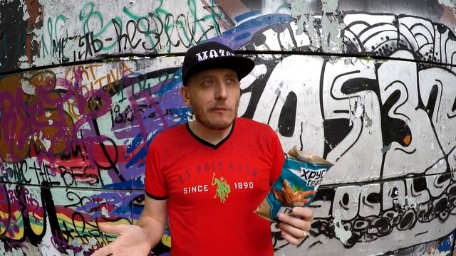 Хрусteam ГРЕНКИ КРЕВЕТКА В ЧЕСНОЧНОМ СОУСЕ Обзор Иван Кажэ сухарики гренки Хрустим Новинка