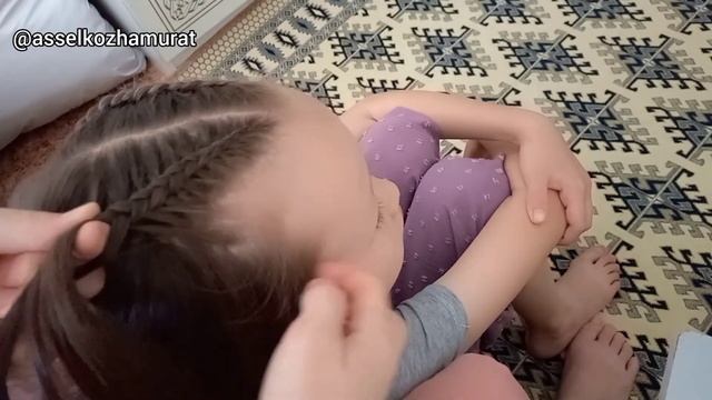 Масқара? ұзын шашты қалай өрген? Қазақша шаш өру. Ұзын шаштарға арналған өрім.МК Плетение косичек смотреть онлайн