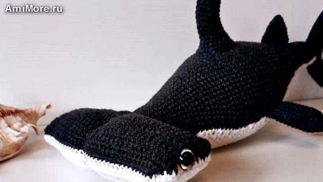 Амигуруми: схема Акула-молот. Игрушки вязаные крючком - Free crochet patterns. смотреть онлайн