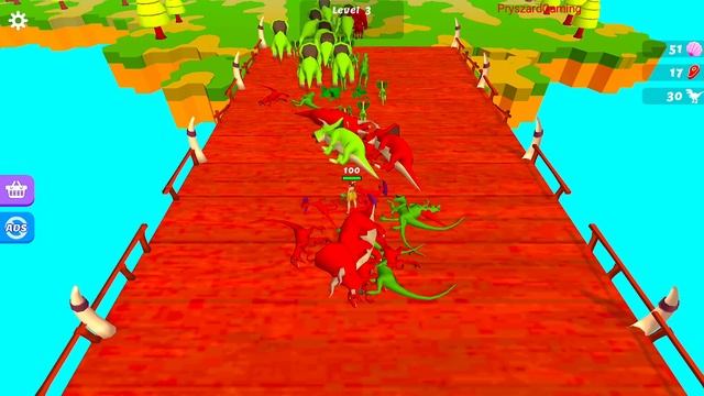 Dino Island: Collect & Fight - Gameplay Walkthrough Part 2 Dino Army Commander (Android, iOS) смотреть онлайн