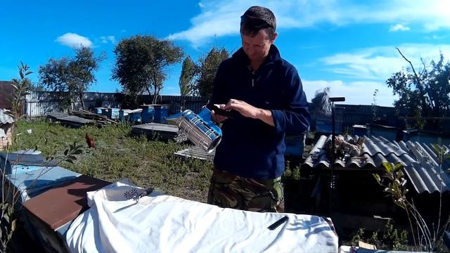 Дымарь пасечника на батарейках. Посылка из Китая. смотреть онлайн