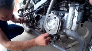 Установка поршневой "Автотехнология" на мотоцикл Урал