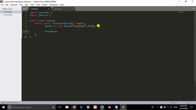 How to Make One-Way Server-Client Chat application using socket programming смотреть онлайн