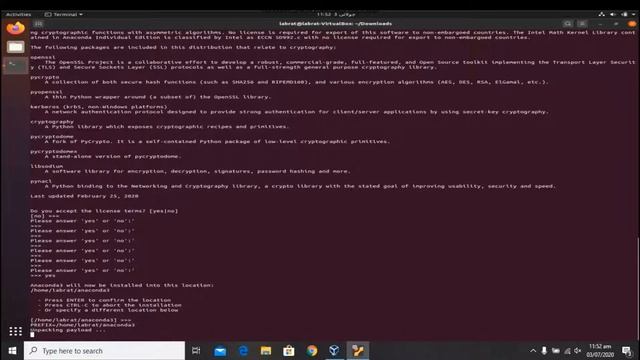 Installation of Anaconda to run Python 3.7, Jupyter notebook and Spyder on Ubuntu 20.04 LTS смотреть онлайн
