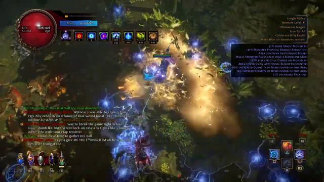 [POE-PS4] Path Of Exile 3.14 ハイエロBLアクメ爺でのんびり呑みながら