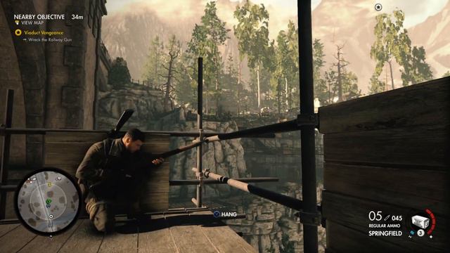 Sniper Elite 4 - Wreck The Railway Gun смотреть онлайн