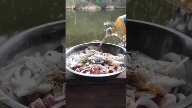 Шашлык из сердец , печени и Грибов смотреть онлайн