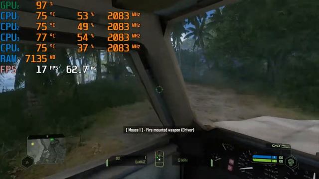 Crysis Remastered: Intel UHD Graphics + i5-1035G1 смотреть онлайн