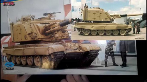 Обзор/Kit Review GCT 155mm AU-F1 SPH Based on T-72 Hobby Boss 83835