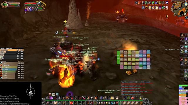 WoW Classic #242 🔴 - Stalagg - Warrior Tank - Molten Core - Fusion 34:30 MC (#1 Alliance NA Clear) смотреть онлайн