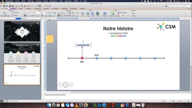 Création d'une frise chronologique / Timeline sur PowerPoint смотреть онлайн