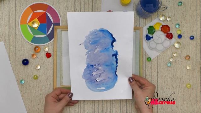 Цветоведение.1-ое занятие курса по рисованию Путешествие Снеговика. смотреть онлайн