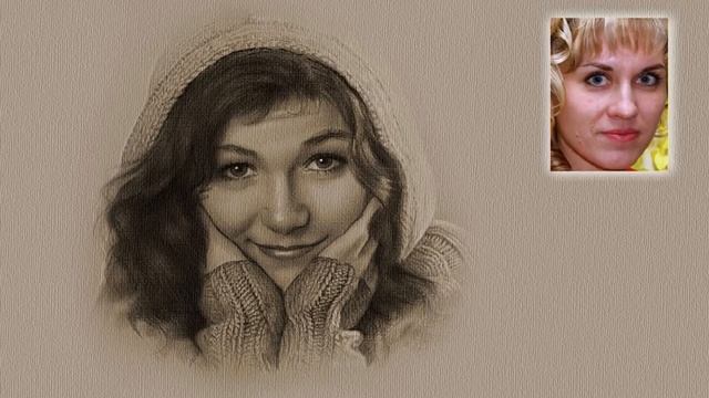 ФОТОШОП в стиле "РИСУНОК" ДО и ПОСЛЕ смотреть онлайн