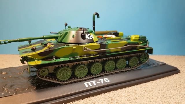 ТАНК ПТ-76, вариант №2. масштаб 1:43. ДОРАБОТКА-финал смотреть онлайн