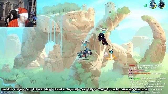 Brawlhalla's Wheel of Death | Invisible Stages + One Eye смотреть онлайн