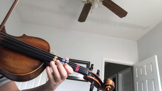 Violin D Major 2 Octave Scale QN=100 смотреть онлайн