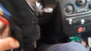 Reno Klio3 замена шлейфа подушки руля.