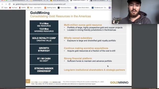 THE MOST UNIQUE GOLD STOCK I'VE SEEN! GOLD MINING INC. - NYSE LISTING смотреть онлайн
