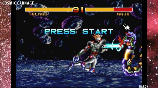Cosmic Carnage / automatic demonstration gameplay / Sega 32X 1994 смотреть онлайн