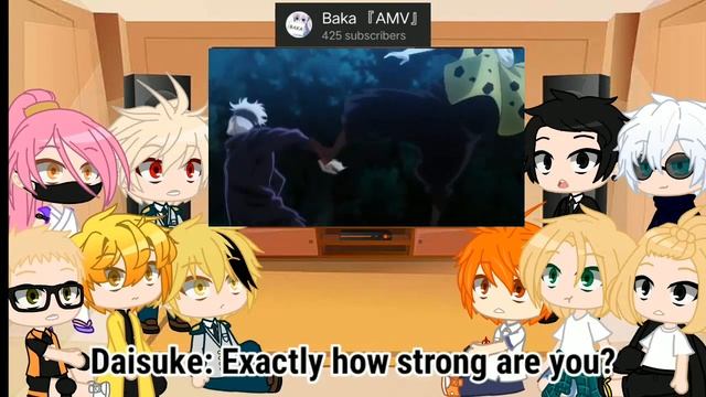 My Favorite Anime Boys React To Each Other | 1/... | Gojo Satoru смотреть онлайн