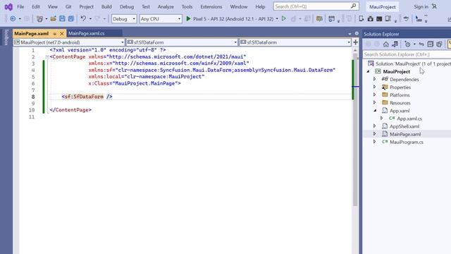 Getting Started with .NET MAUI DataForm смотреть онлайн