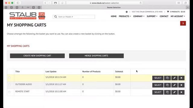 Website Tutorial: Multiple Shopping Carts смотреть онлайн