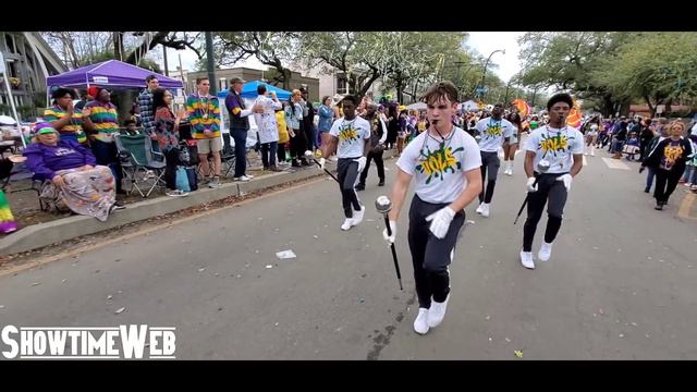 Jeff Davis High Marching Band visits New Orleans - Rex Mardi Gras Parade 2020 смотреть онлайн