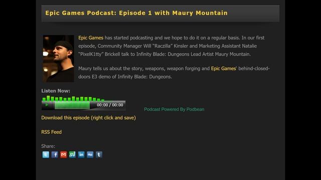 Epic Games Community Podcast: Episode 1 - Infinity Blade: Dungeons E3 смотреть онлайн