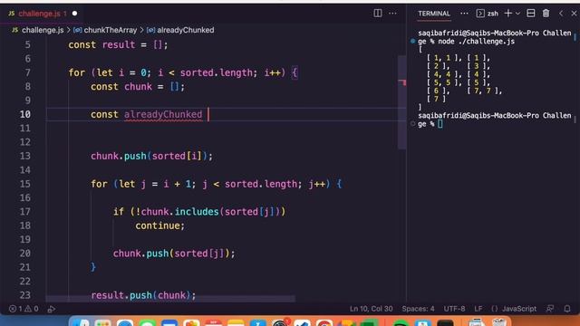 JavaScript Tutorial | Create Chunks Of An Array | Dope Programming смотреть онлайн