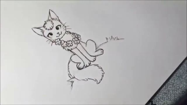 как нарисовать кошечку Учимся Рисовать №2 смотреть онлайн
