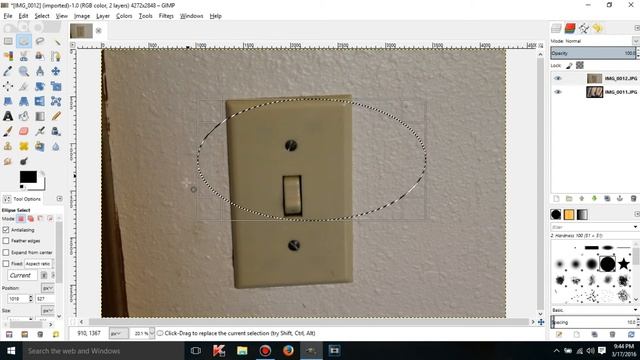 GIMP 2.8.16 tutorials - 7 - Select tools смотреть онлайн