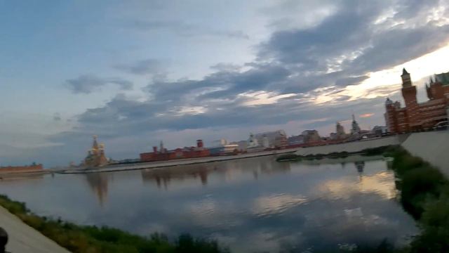 Йошкар-Ола прогулка по набережной. смотреть онлайн