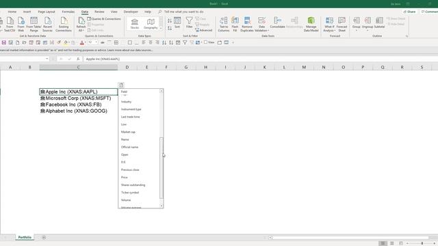 Pull Live Stock Data in Excel | Excel Tutorial смотреть онлайн