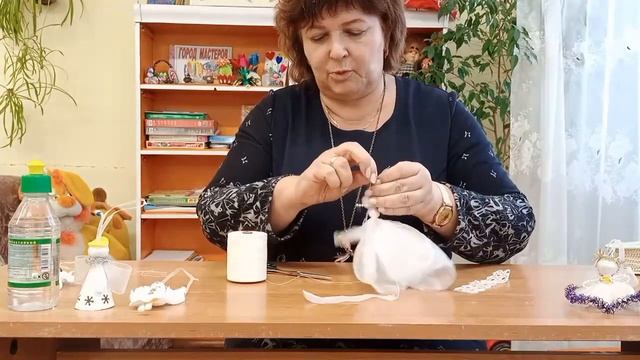 Мастер-класс "Рождественский ангел". Библиотека №7 смотреть онлайн