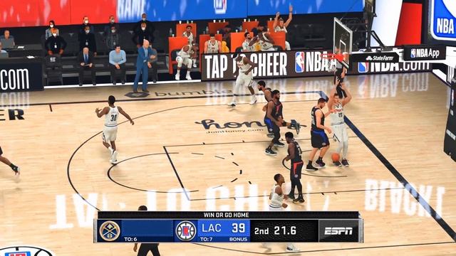 Clippers vs. Nuggets Game 7 in the Orlando Bubble! | NBA 2K20 Ultra Modded Playoffs | PC Overhaul смотреть онлайн