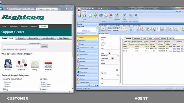 Oracle Service Cloud - AES Media Bar Demo смотреть онлайн