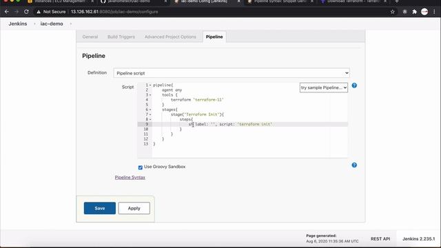 How to run terraform from Jenkins ? | Jenkins pipeline and Terraform integration | terraform CI/CD смотреть онлайн