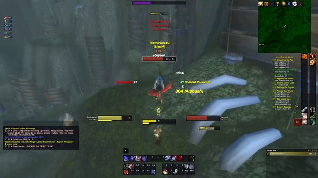 Classic Wow Rogue Leveling Guide 100% Ambush Crit Spec смотреть онлайн