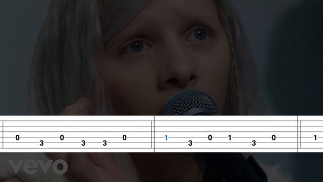 AURORA - Everything Matters (Easy Guitar Tabs Tutorial) смотреть онлайн