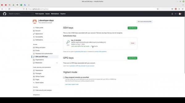 How to clone repository from github via ssh key? How to generate ssh key pair? L2