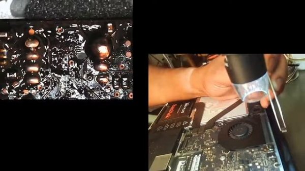 Macbook Pro a1278 efi bios chip removal