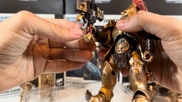 JoyToy Action Figure Warhammer 40K Adeptus Custodes Custodian Guards, revisión en español смотреть онлайн