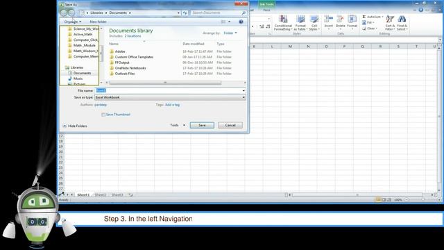 Chapter 6 - Introduction to MS Excel 2010 Part 5 - Saving a Workbook | Class 5 Computer смотреть онлайн