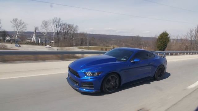 Stephanie's Twin Turbo Mustang is INSANE! - Twin Turbo Coyote Mustang Review! смотреть онлайн