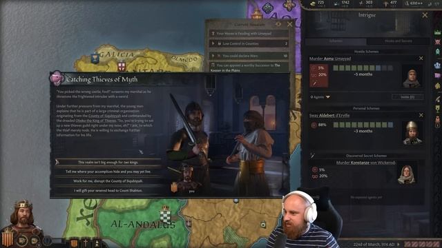 THE GREAT FEUD OF THE THIEF KING SLAYER! Crusader Kings 3 - Fate of Iberia Campaign #14 смотреть онлайн