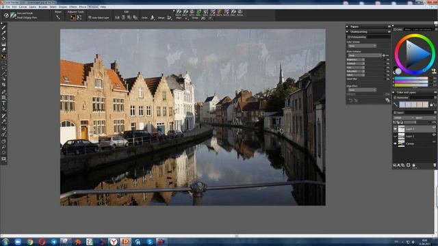 Использование текстур в Corel Painter смотреть онлайн
