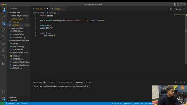 Control Arduino using Python #iot смотреть онлайн