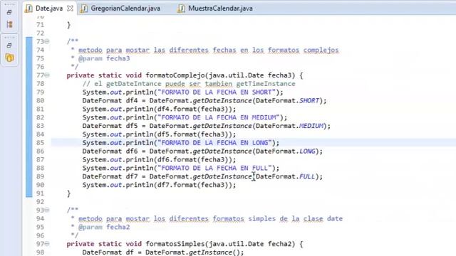 fechas en java смотреть онлайн